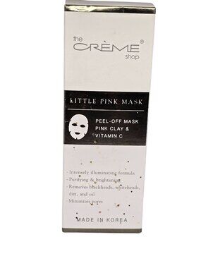 The Crème Shop Little Pink Mask Peel-Off With Pink Clay & Vitamin C 3.38 Fl Oz